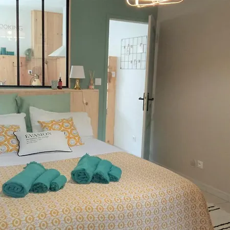 T2 G Dans Maison En Centre Avec Jardin Ideal Couple Curistes Apartament *